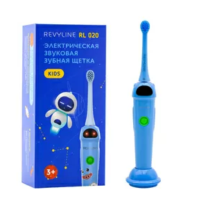 Детская звуковая щетка Revyline RL020 Kids в синем корпусе